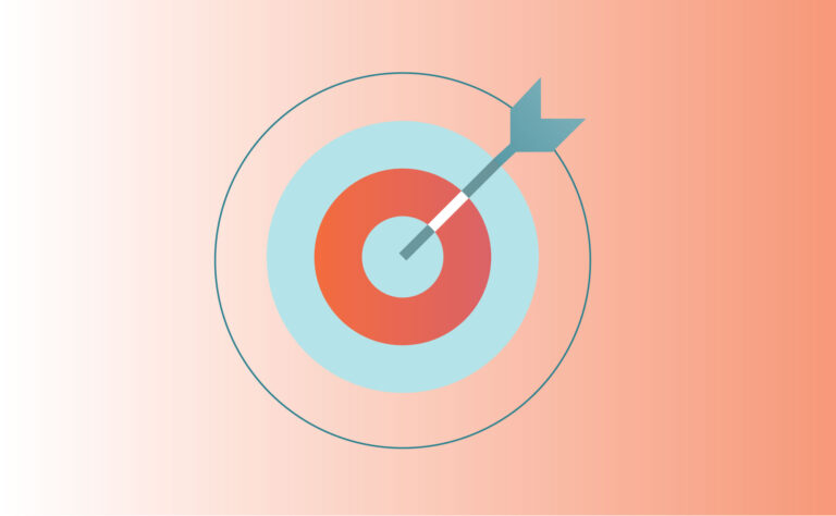 Image of a target for goal setting